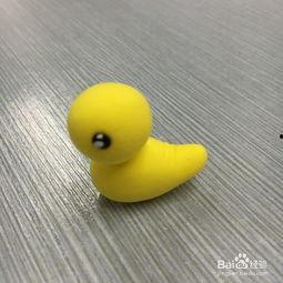 吃瓜鸭粘土手工,萌趣可爱，轻松制作